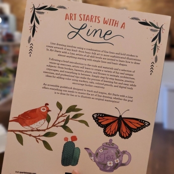 Art Starts with a Line: A Creative and Interactive Guide to the Art of Line Drawing