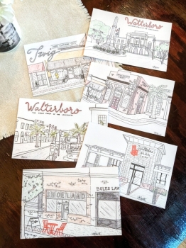 Handmade Local Post Cards - Variety