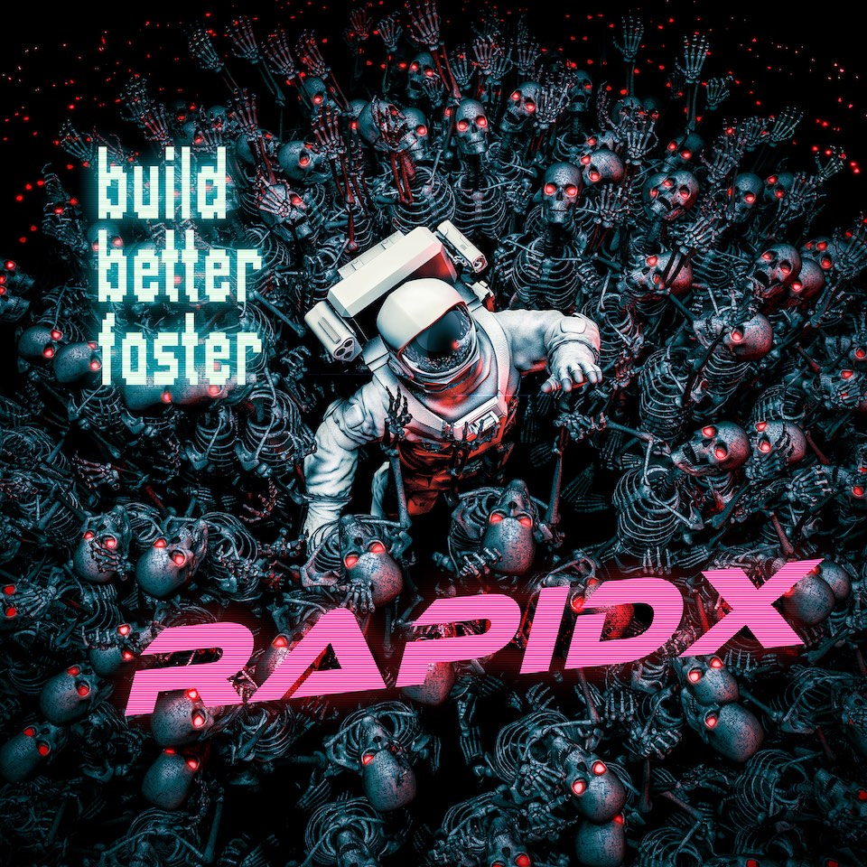 RapidX t-shirt astronaut small