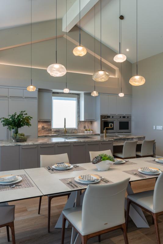 Sculptural Dining Pendants