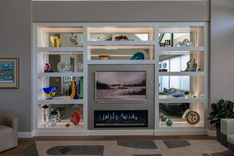 Illuminated Media Wall