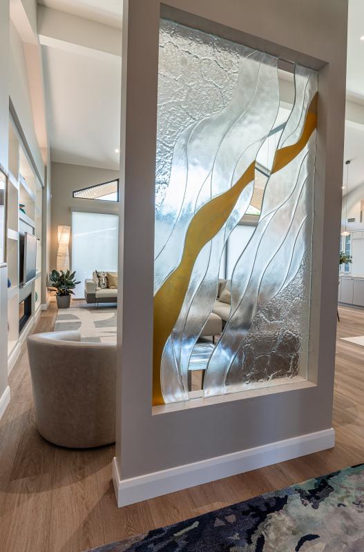 Art-Glass Foyer Partition