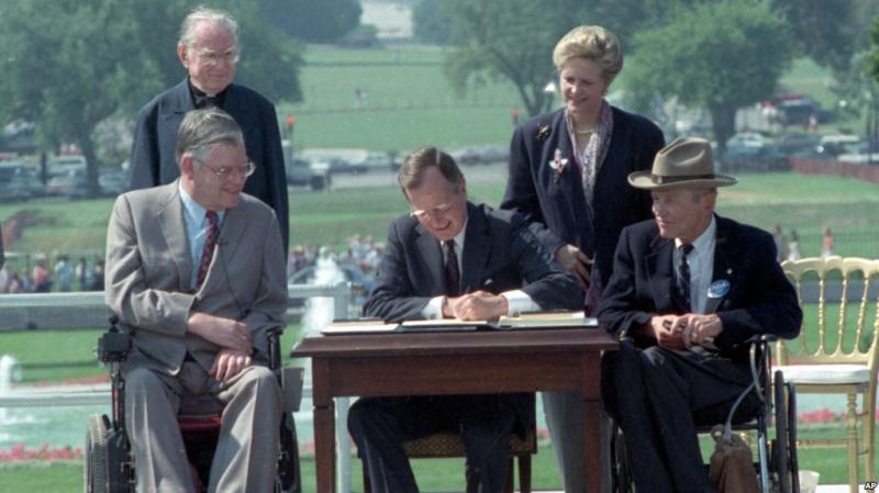 ada signing right to work