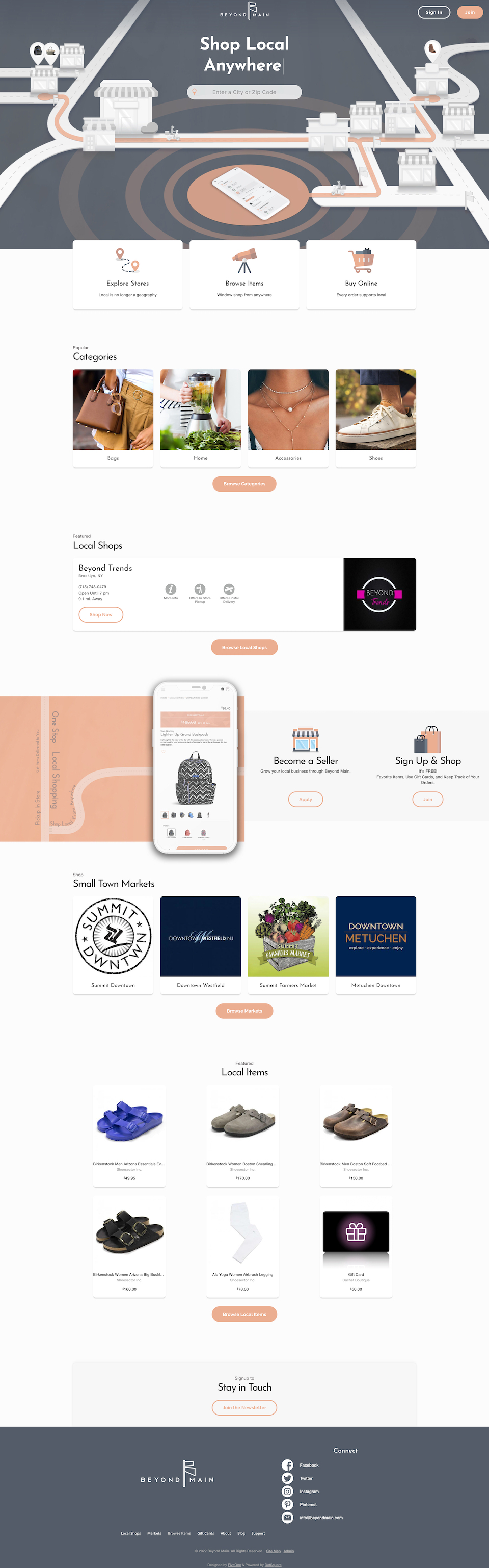 Full Desktop Website