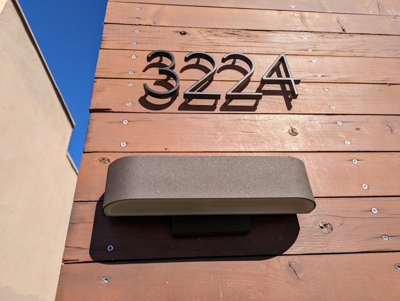 Illuminated House Number