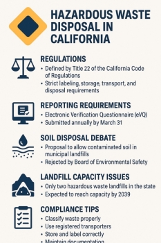Hazardous Waste Disposal in California: A 2025 Compliance & Safety Guide