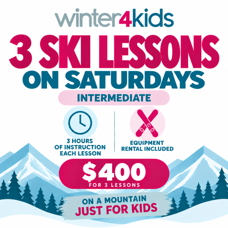 Saturday - Intermediate Ski Lessons