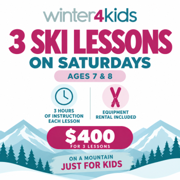 Saturday - Beginner Ski Lessons Ages 7-8