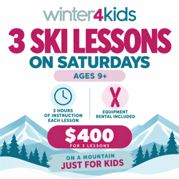Saturday - Beginner Ski Lessons Ages 9+